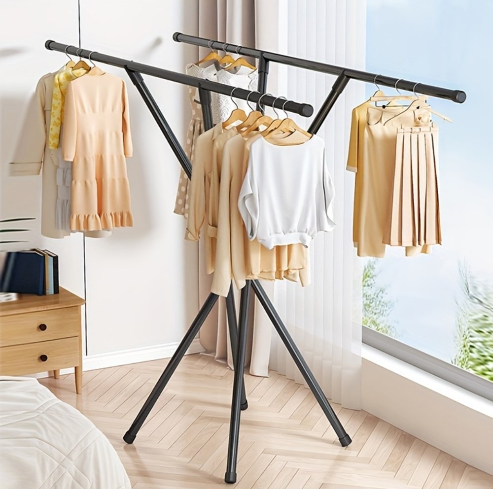 X-Shaped Folding Clothes Drying Rack | Full House Lebanon