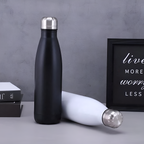 Stainless Steel Vacuum Insulated Bottle - 500 ml, White | Full House Lebanon