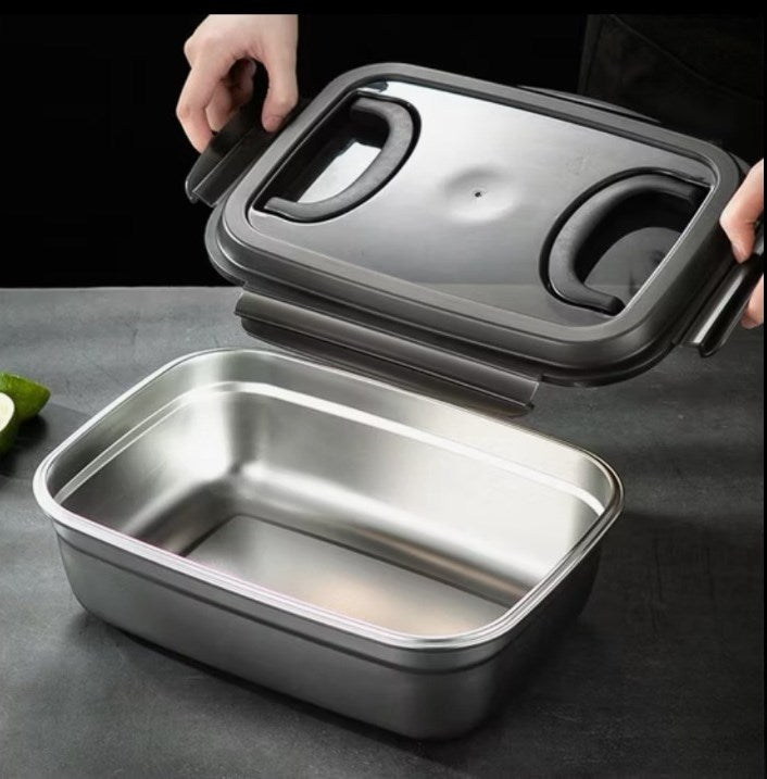 Stainless Steel Rectangular Food Storage Container | Full House Lebanon