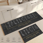 Anti-fatigue Kitchen Rug Set (2 Pcs) | Full House Lebanon