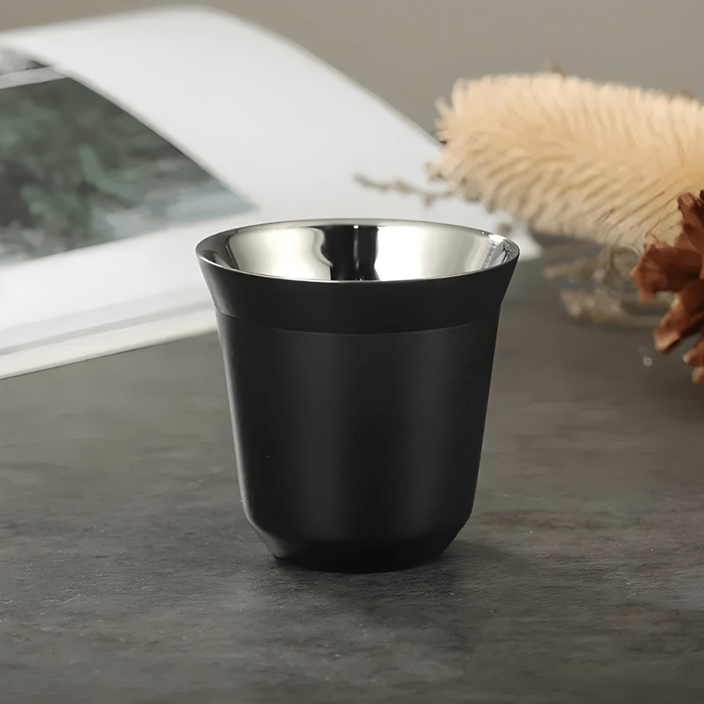 Stainless Steel Double Wall Espresso Coffee Cup | Full House Lebanon