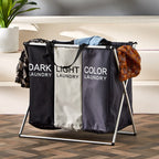 3-compartement laundry  basket | Full House Lebanon