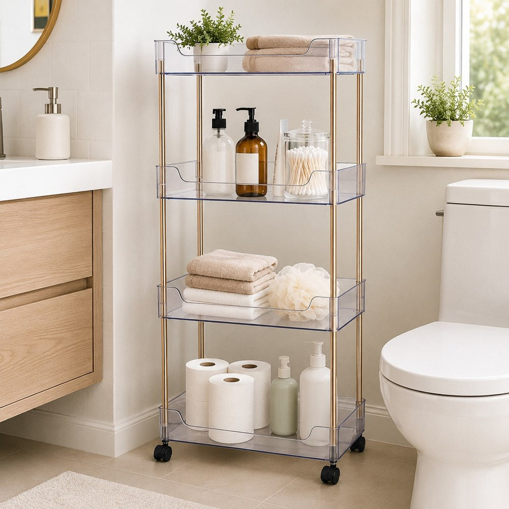 Acrylic Rolling Cart | Full House Lebanon