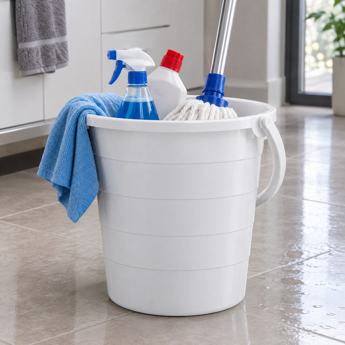 Plastic Cleaning Bucket