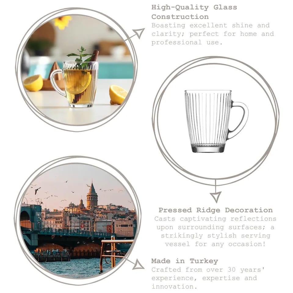 LAV Hestia Glass Mug | Full House Lebanon