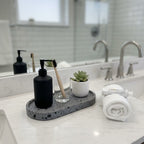 Oval Grey Stone Tray | Full House Lebanon