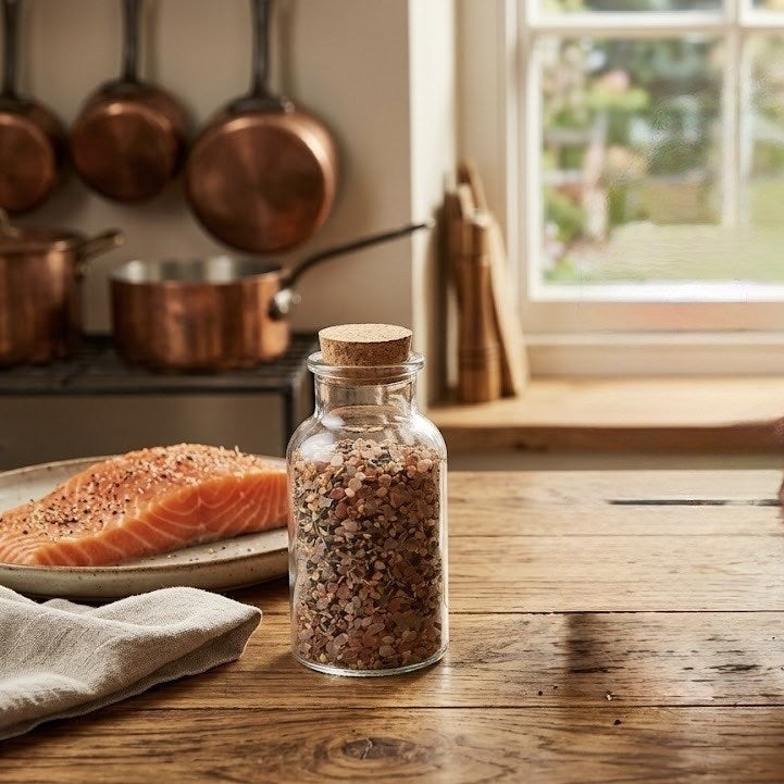 Glass Jar with Cork Cap | Full House Lebanon