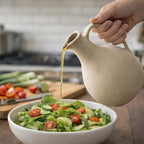 Stone Oil/Vinegar  Kettle with Cork Lid | Full House Lebanon