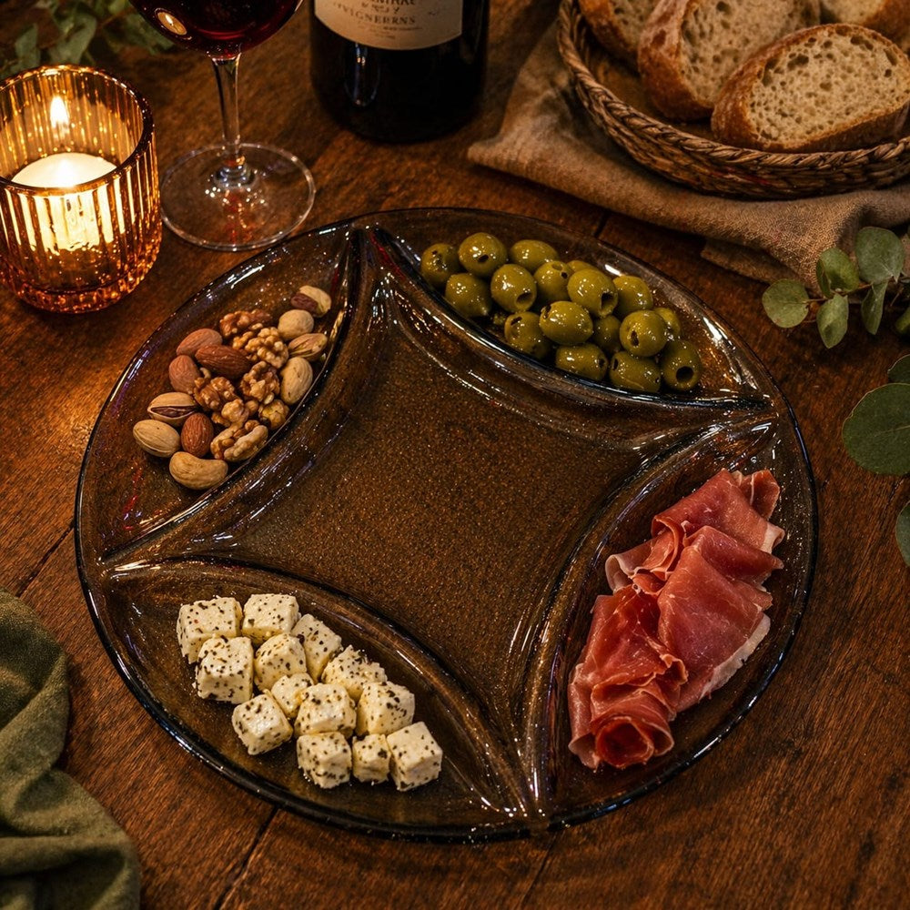 Glass Serving Plate