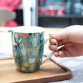 Colorful Floral Porcelain Mug