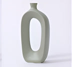 Minimalist Open-Frame Vase - Large, Light Brown | Full House Lebanon