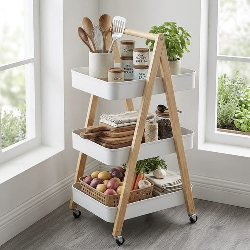 3 Layers Trolley Cart | Full House Lebanon