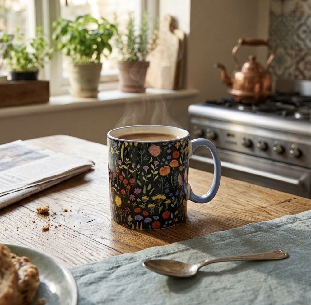 Floral Ceramic Mug