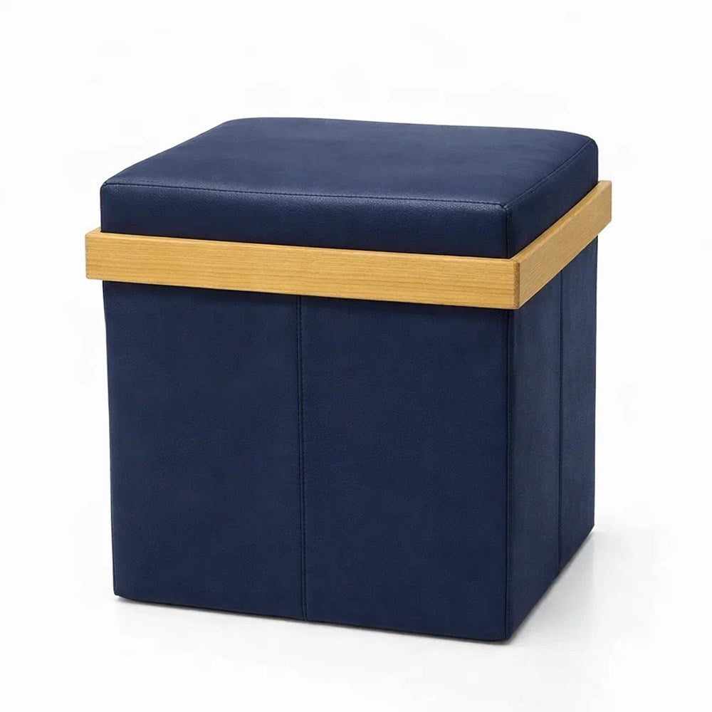 Square Storage Bench with Padded Seat