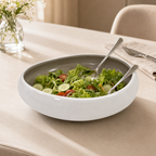 Two-Tone Porcelain Salad Serving Bowl | Full House Lebanon