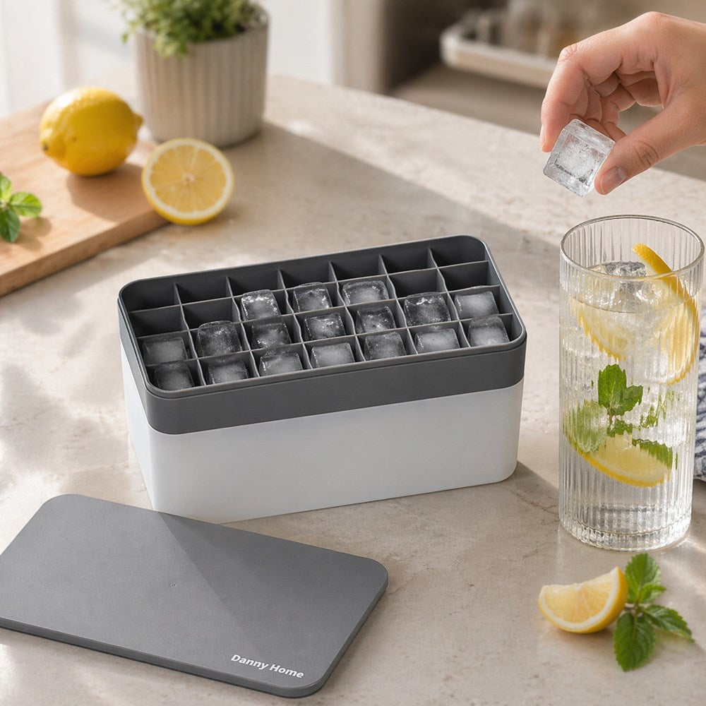 Ice Cube Tray with Storage  Box | Full House Lebanon
