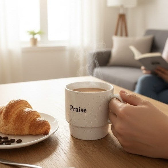 Stackable Porcelain Mug | Full House Lebanon
