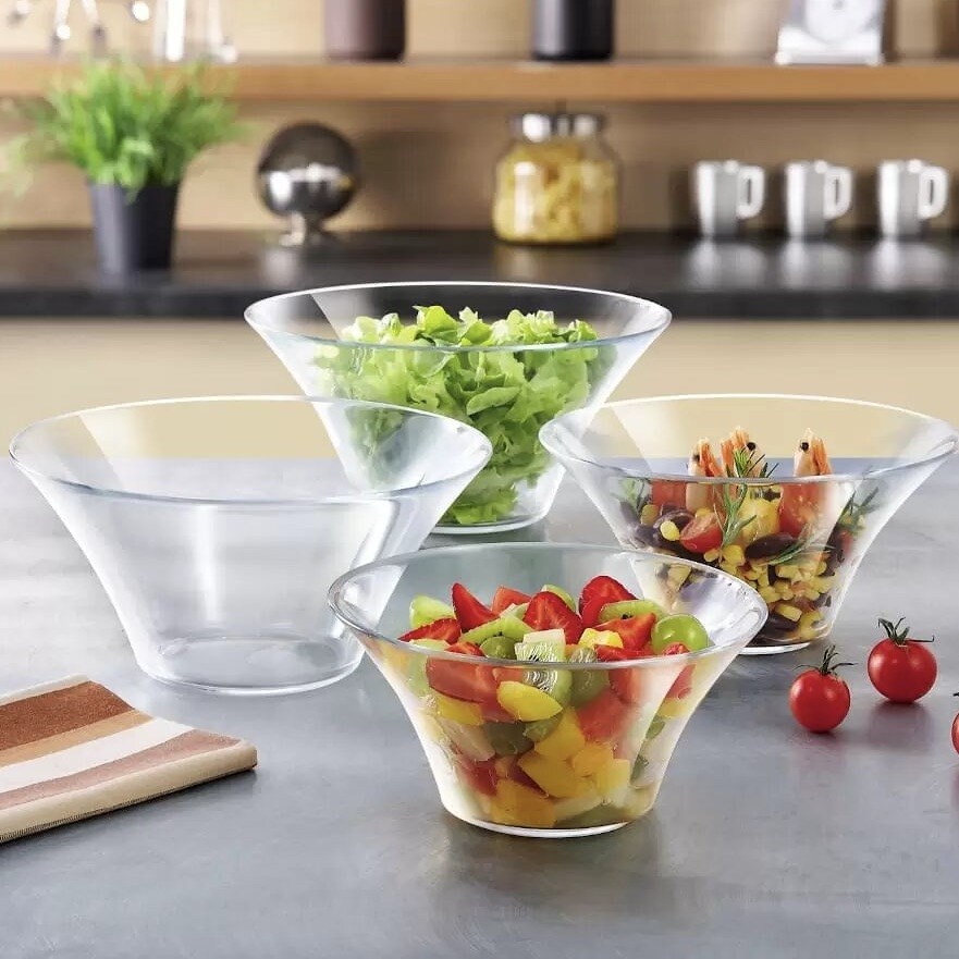 Luminarc Salad Club Bowls - 24cm | Full House Lebanon