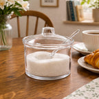 Acrylic Sugar Pot with Spoon | Full House Lebanon