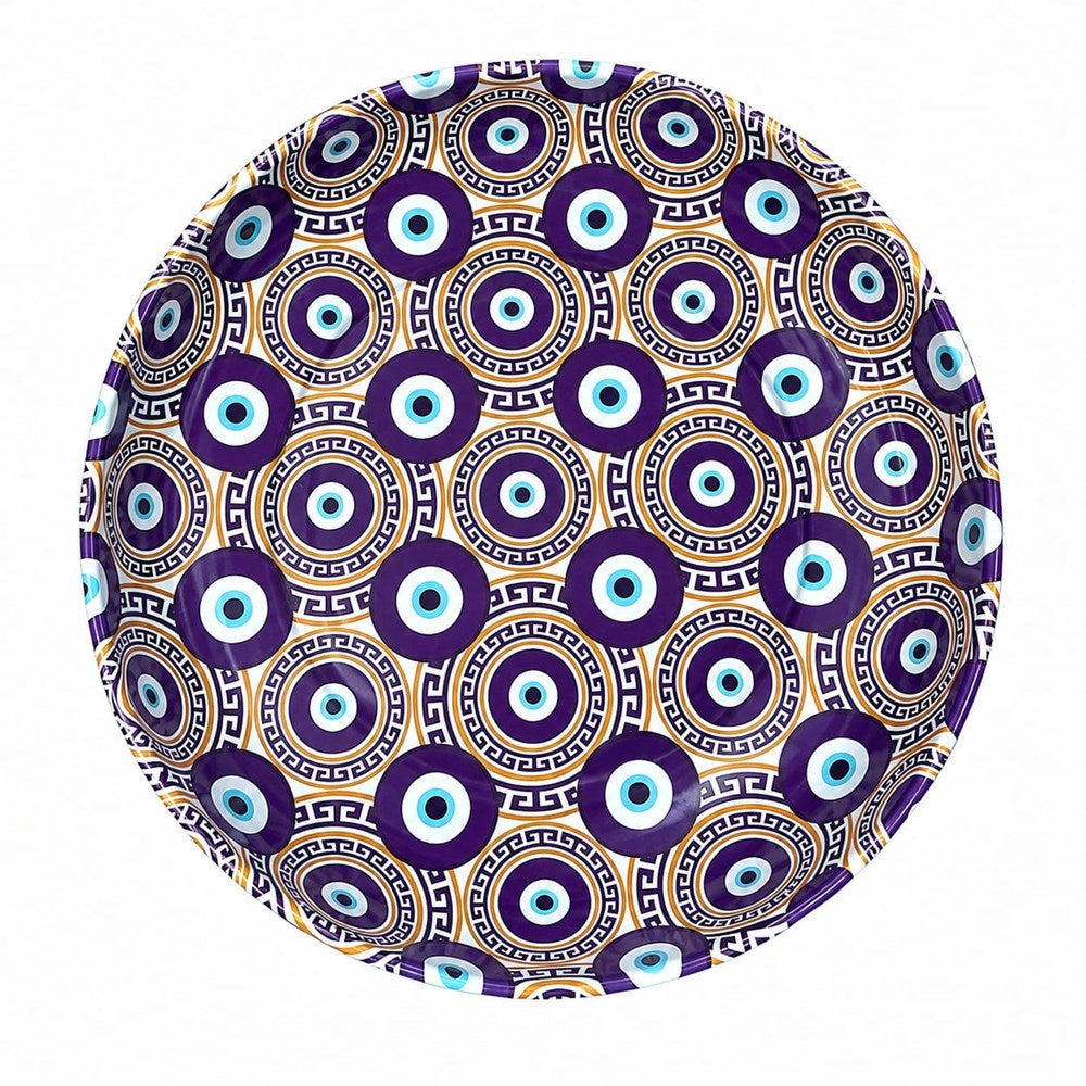 Evil Eye  Metal Printed Bowl