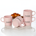 Stackable Porcelain Mug - Ser Feliz, Mint | Full House Lebanon