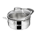 Jamie Oliver by Tefal Stainless Steel Cookware Set with Glass Lids | Full House Lebanon