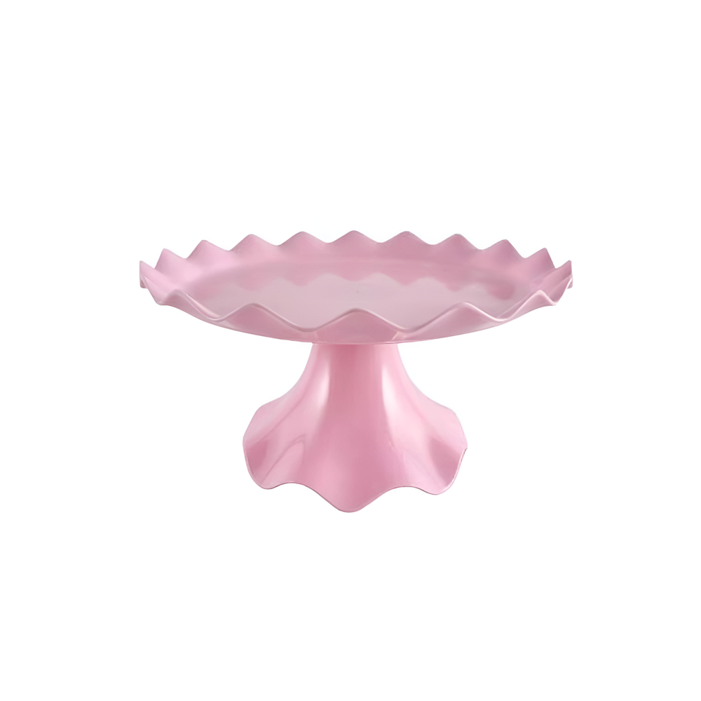 Wavy Edge Cake Stand - Red | Full House Lebanon