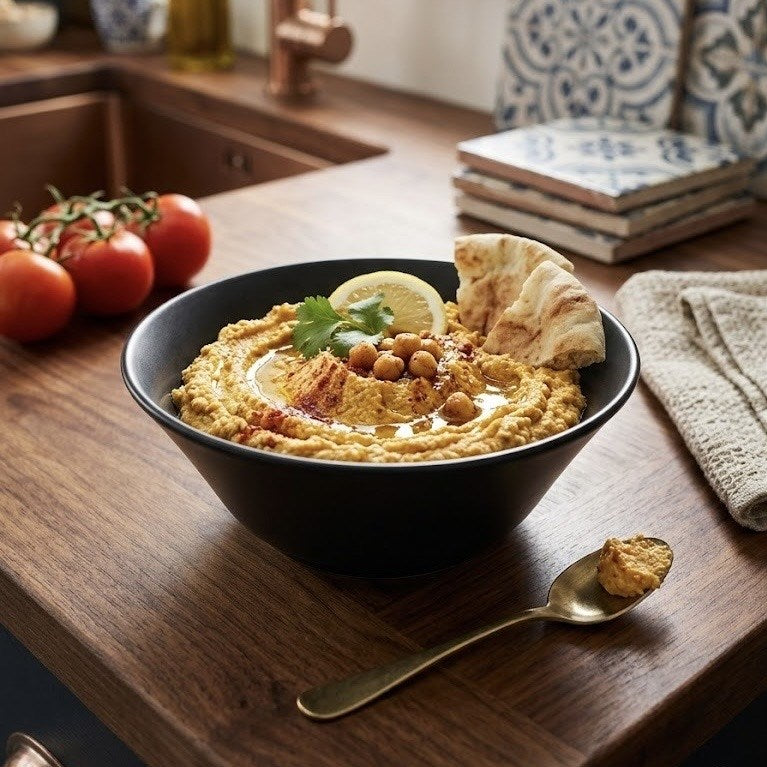 Black Matte  Porcelain Serving Bowl | Full House Lebanon