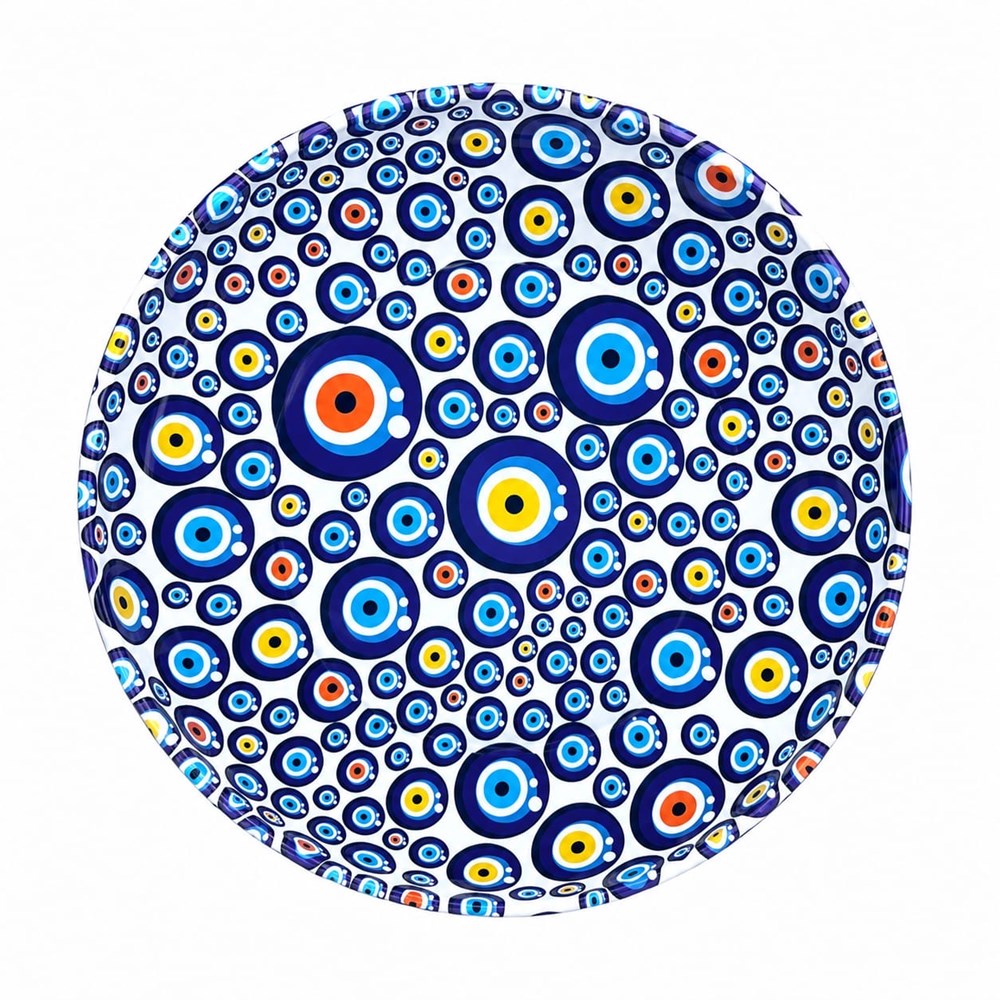 Evil Eye  Metal Printed Bowl