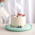 Portable Plastic Round  Cake Container