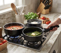 Click & Cook Aluminum  Sauce Pan Set (4 Pcs) | Full House Lebanon