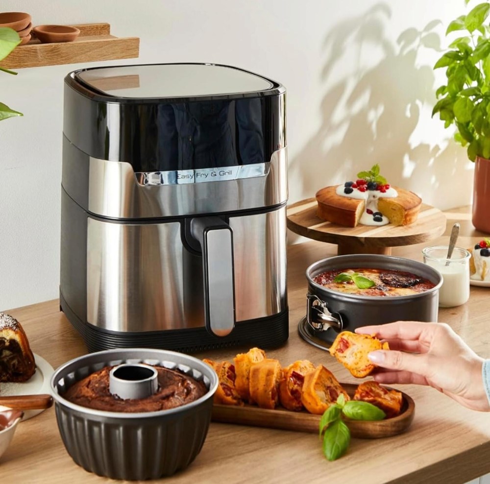 Tefal & Moulinex 2-Piece Air Fryer Cake Pan Set | Full House Lebanon