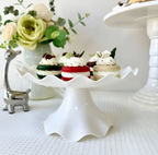 Wavy Edge Cake Stand - Light Pink | Full House Lebanon