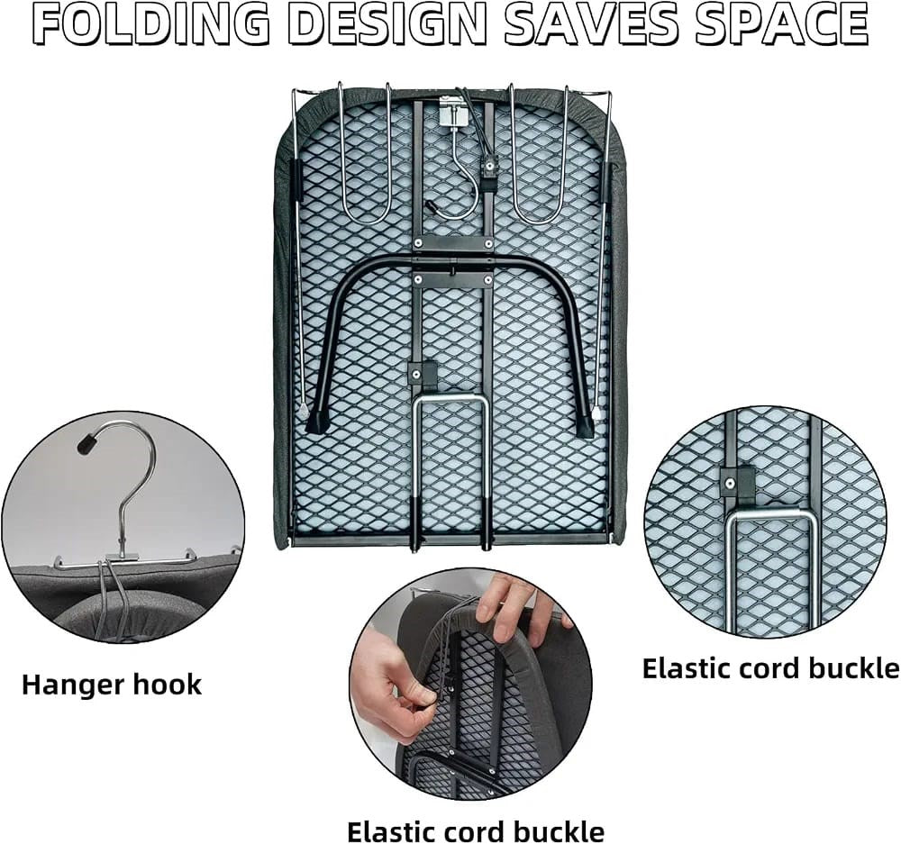 Foldable Tabletop Ironing Board with Iron Rest | Full House Lebanon