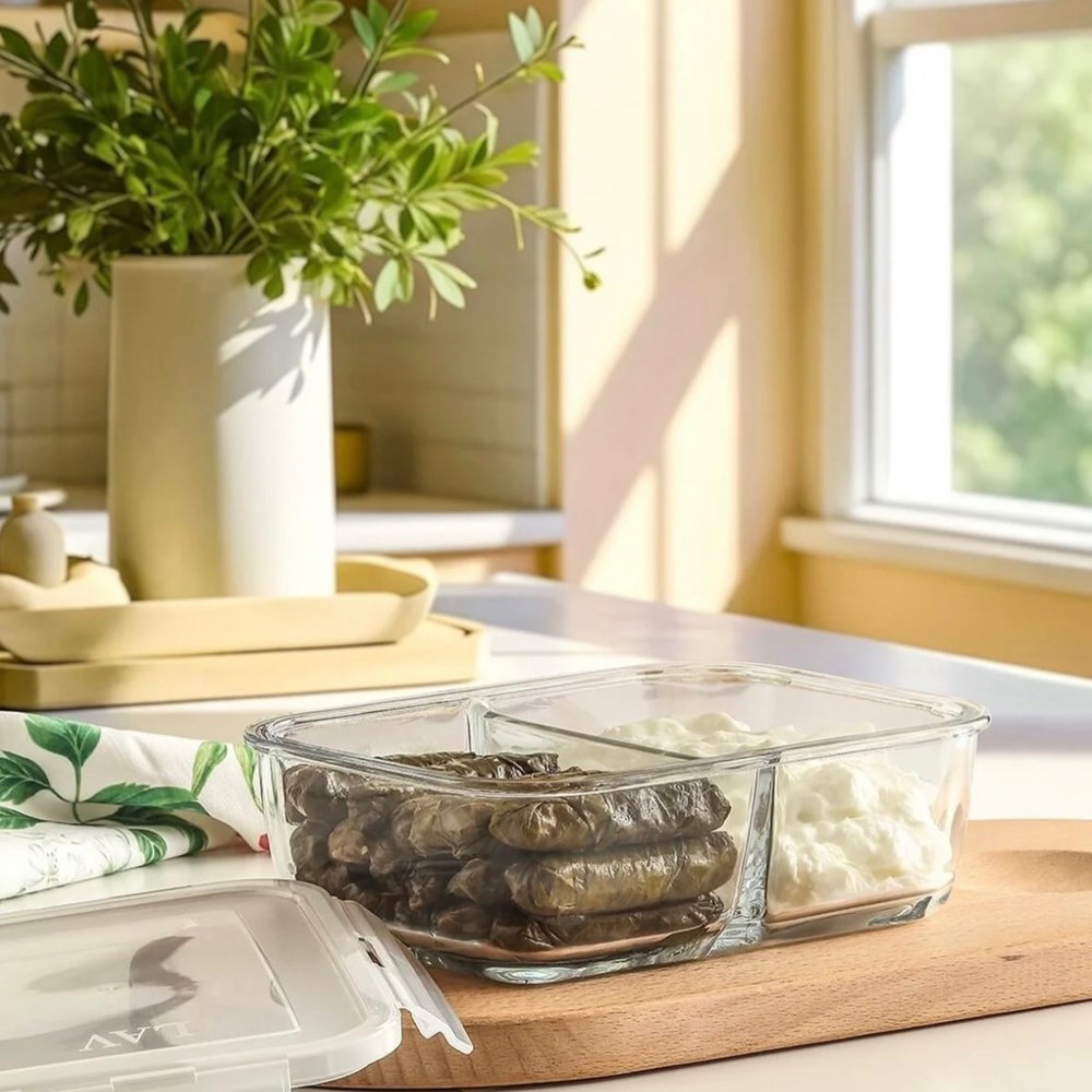 Lav Fresco Divided Food Container - 1120cc | Full House Lebanon