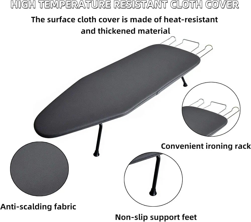 Foldable Tabletop Ironing Board with Iron Rest | Full House Lebanon