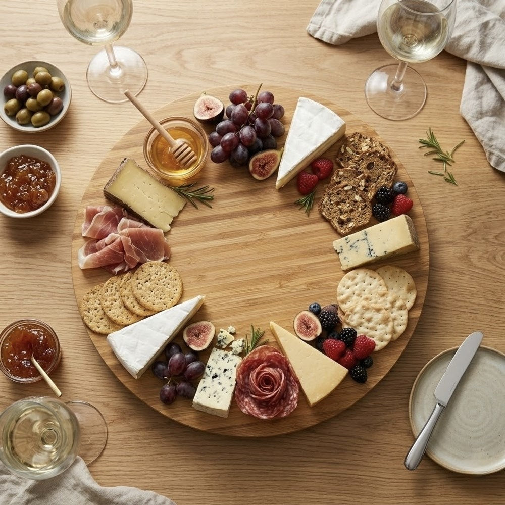 Rotatable Wooden Serving Board | Full House Lebanon