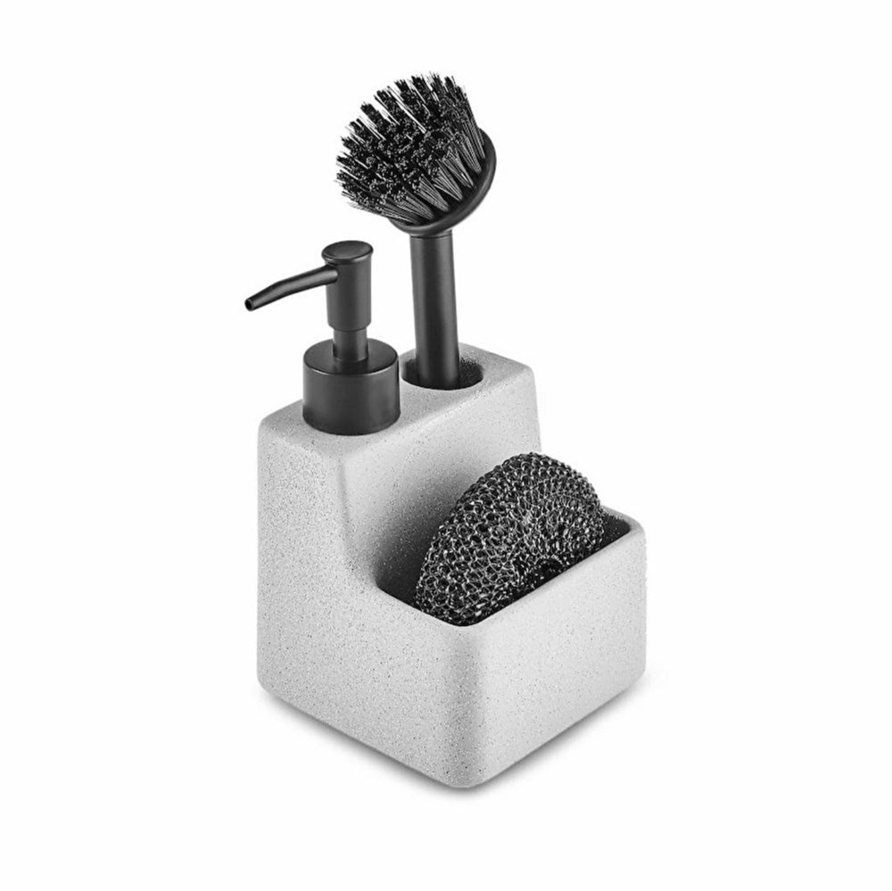 Porcelain Kitchen Sink Organizer Set – Grey | Full House Lebanon