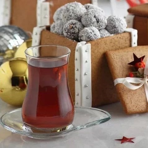 LAV EVA Glass Saucers Set (Half a Dozen) | Full House Lebanon