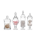 Decorative Glass Jar Set  (4 Pcs) | Full House Lebanon