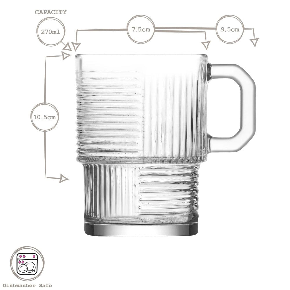 LAV HELEN Stacking Glass Mug | Full House Lebanon