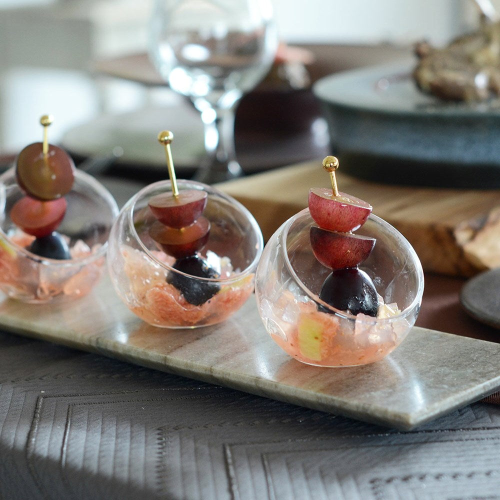 Tilted Glass Bowl - Large | Full House Lebanon