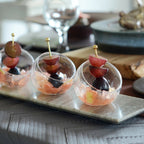 Tilted Glass Bowl - Large | Full House Lebanon