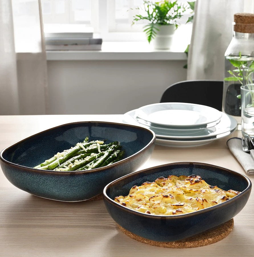 Dosthoff Marble Ocean Blue Dinnerware | Full House Lebanon