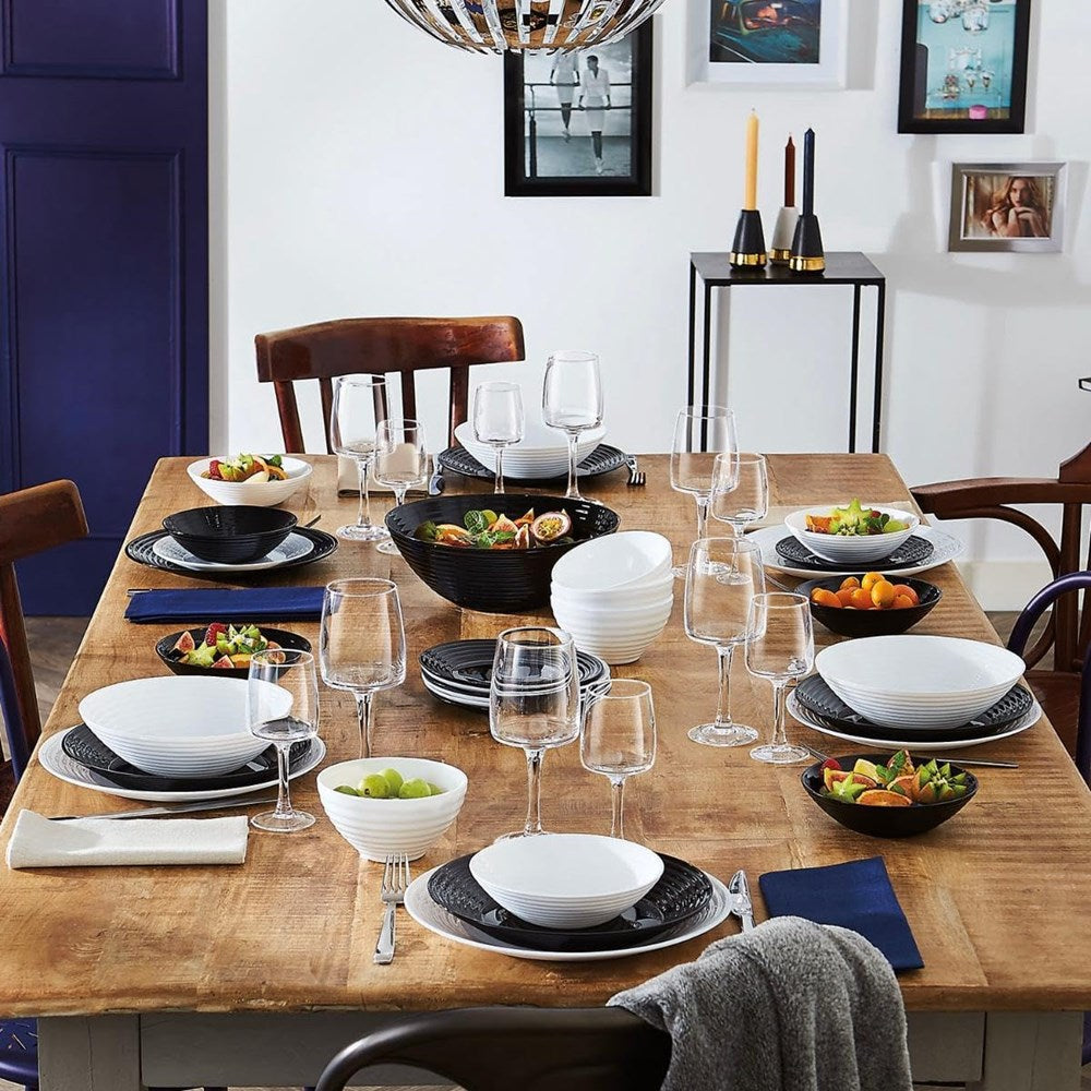 Harena Black Dinnerware Set (18 Pcs) | Full House Lebanon