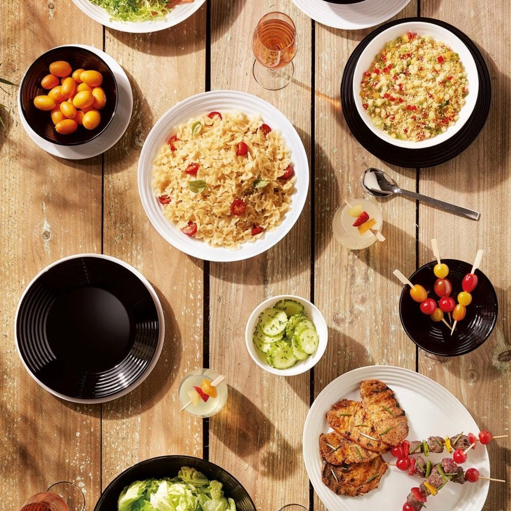 Harena Black Dinnerware Set (18 Pcs) | Full House Lebanon