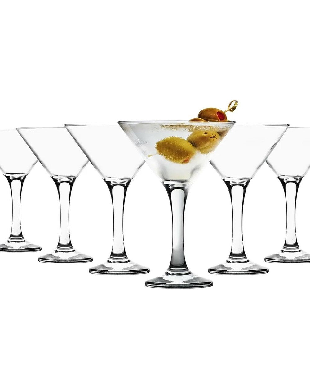 LAV Misket Glass Martini Cups (6 Pcs) | Full House Lebanon