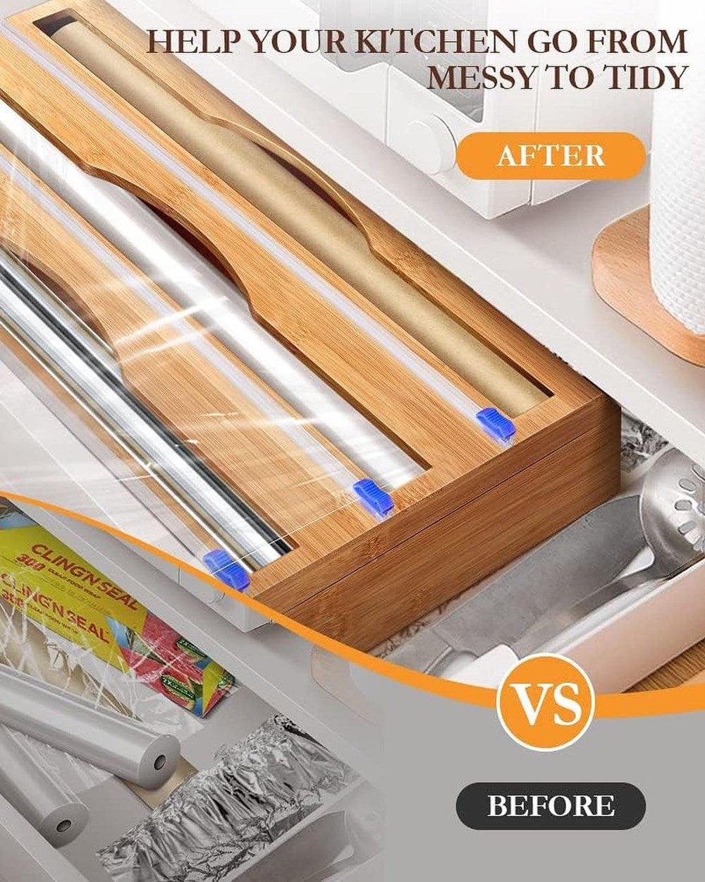 Bamboo Wraps Organizer | Full House Lebanon