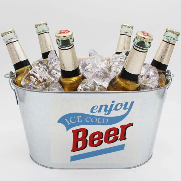 Oval Metal Ice Bucket | Full House Lebanon