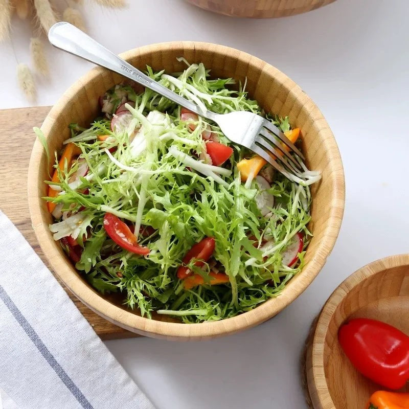 Bamboo Salad Bowl Set (3 Pcs) | Full House Lebanon